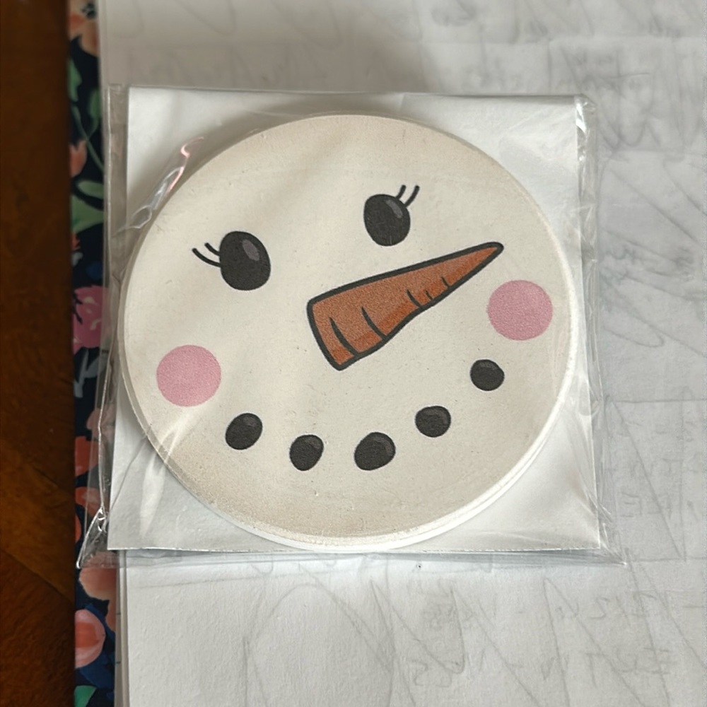 Snowman car coaster